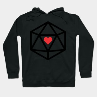 Heart Dice D20 Hoodie